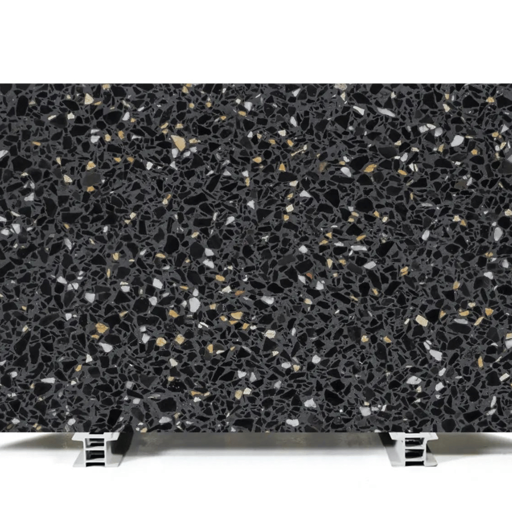 couleur de terrazzo de couleur noire STAR BLACK