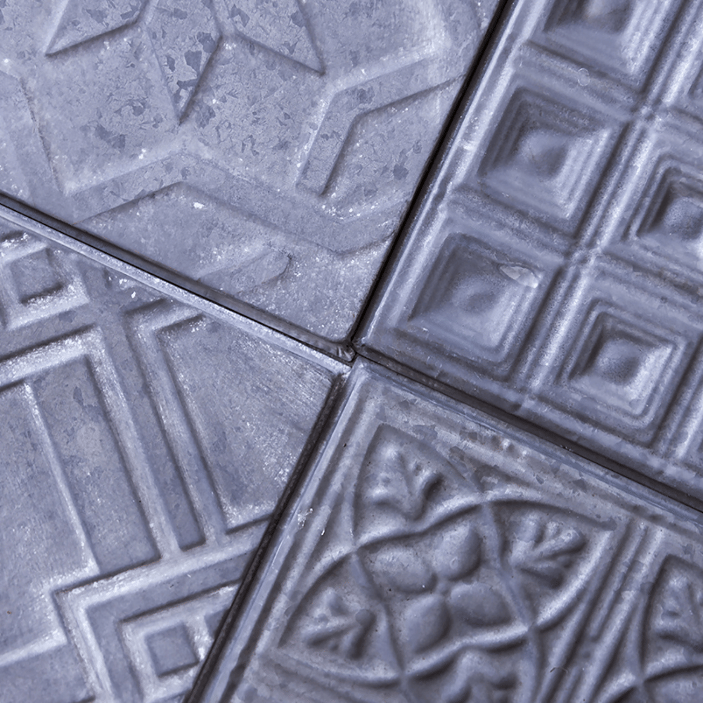 crédence en metal vintage