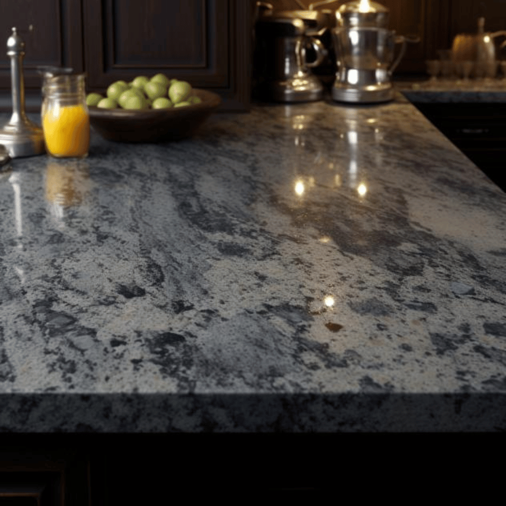 Plan de travail sur mesure "AZUL PLATINO"