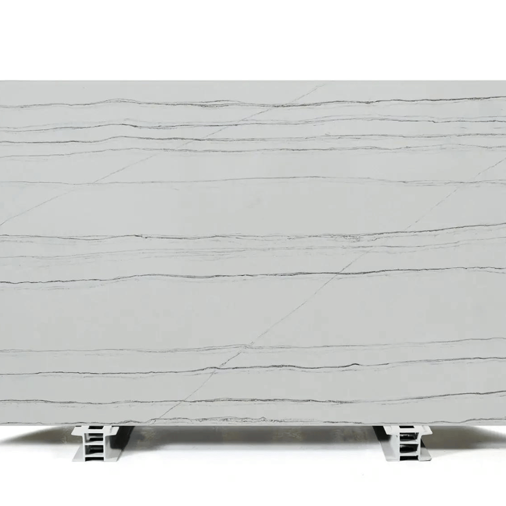 plan de travail quartz gris