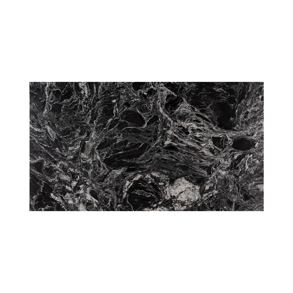 Plan de travail granit Noir "Silver Waves"