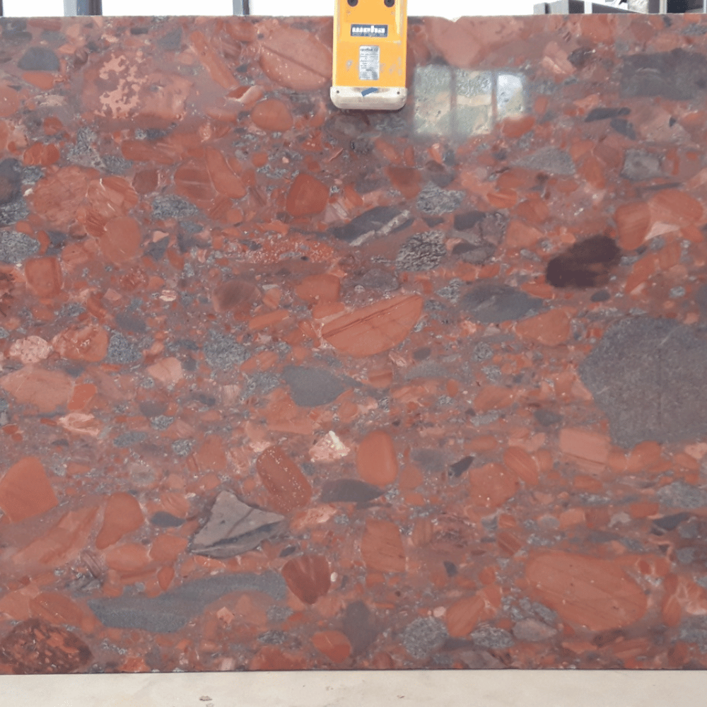 granit rouge sur mesure