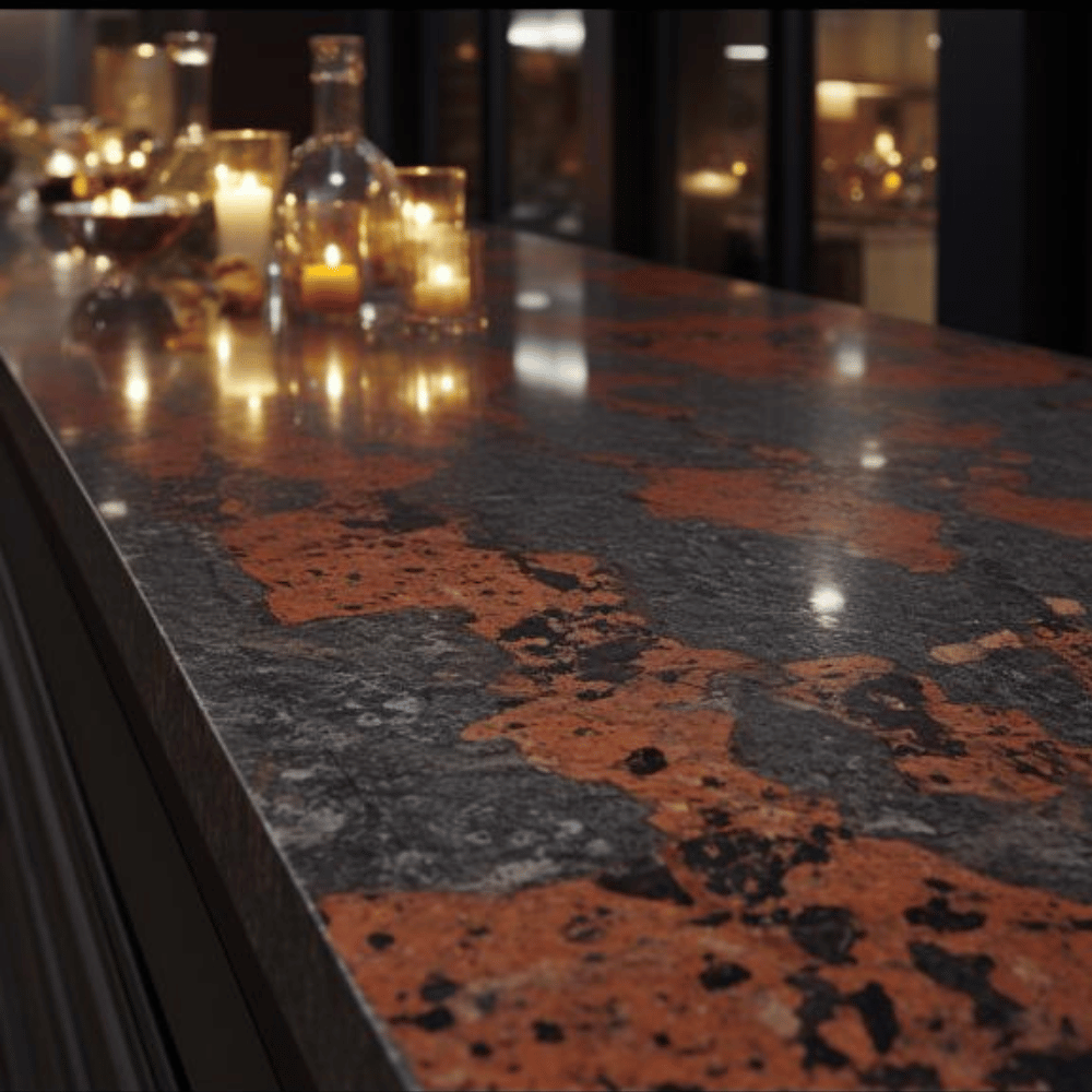 Plan de travail granit "AFRICAN RED"