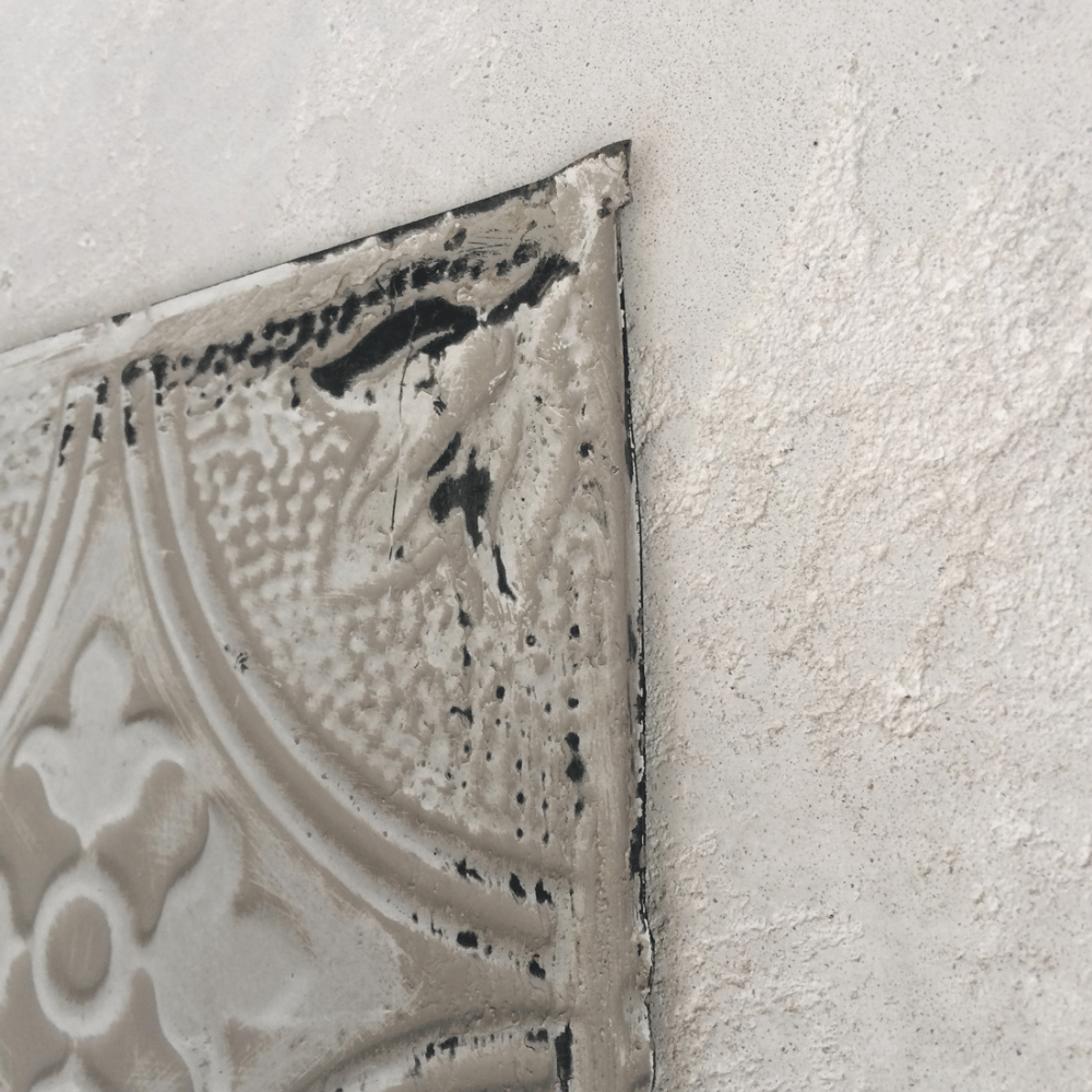 Plaque métallique vintage