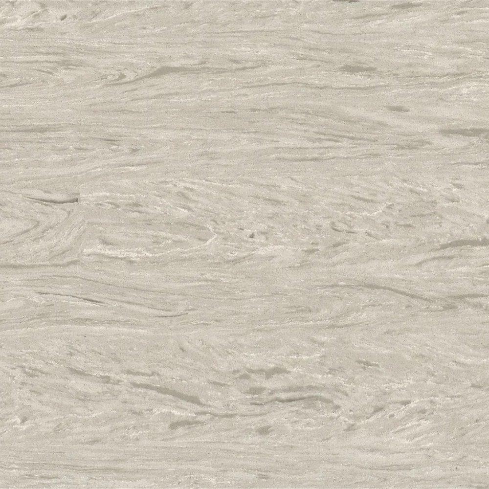 plan de travail quartz clair