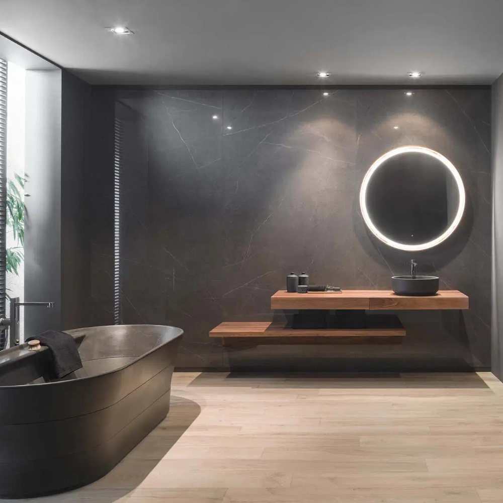 Revetement mural "Liem Grey" salle de bain