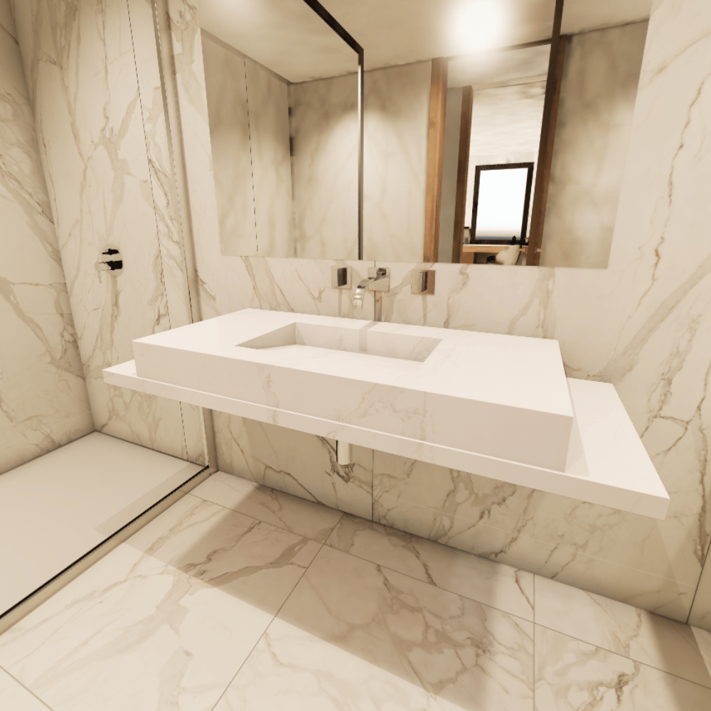 Revetement mural étanche pour salle de bain