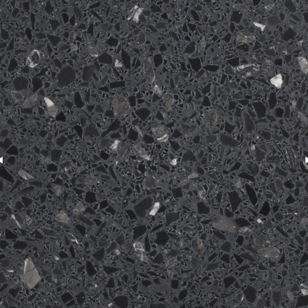couleur du terrazo noir "SB 171 NERO VENATO"