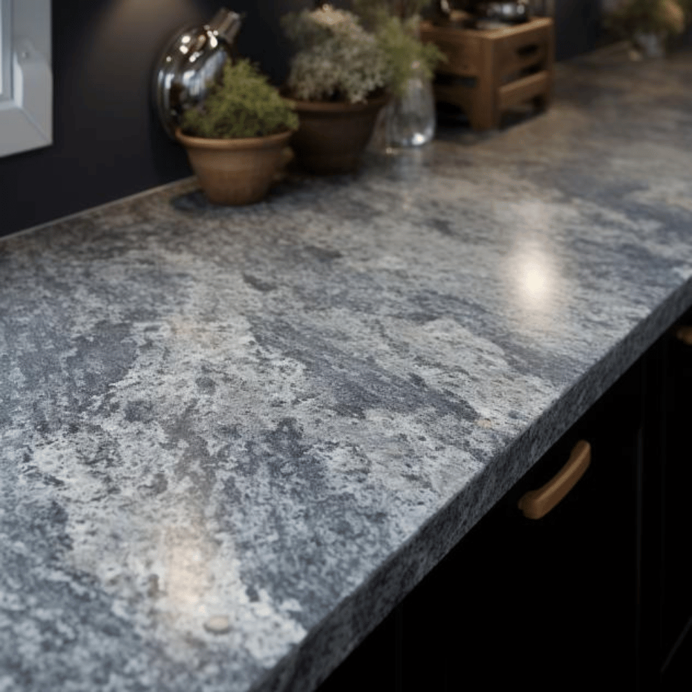 Plan de travail sur mesure "CLOUDY WHITE"