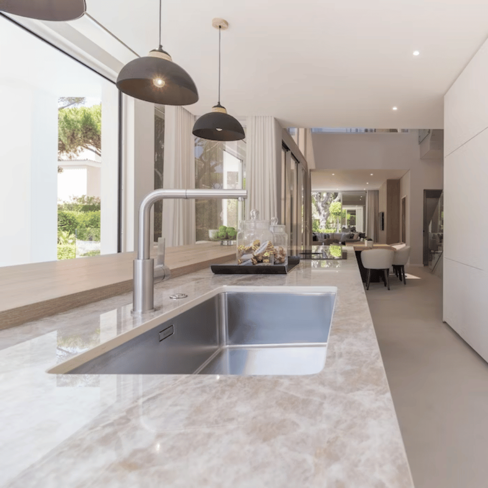 plan de travail en dekton de couleur arga