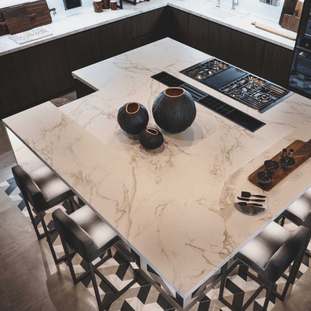 ilot central cuisine en dekton daze