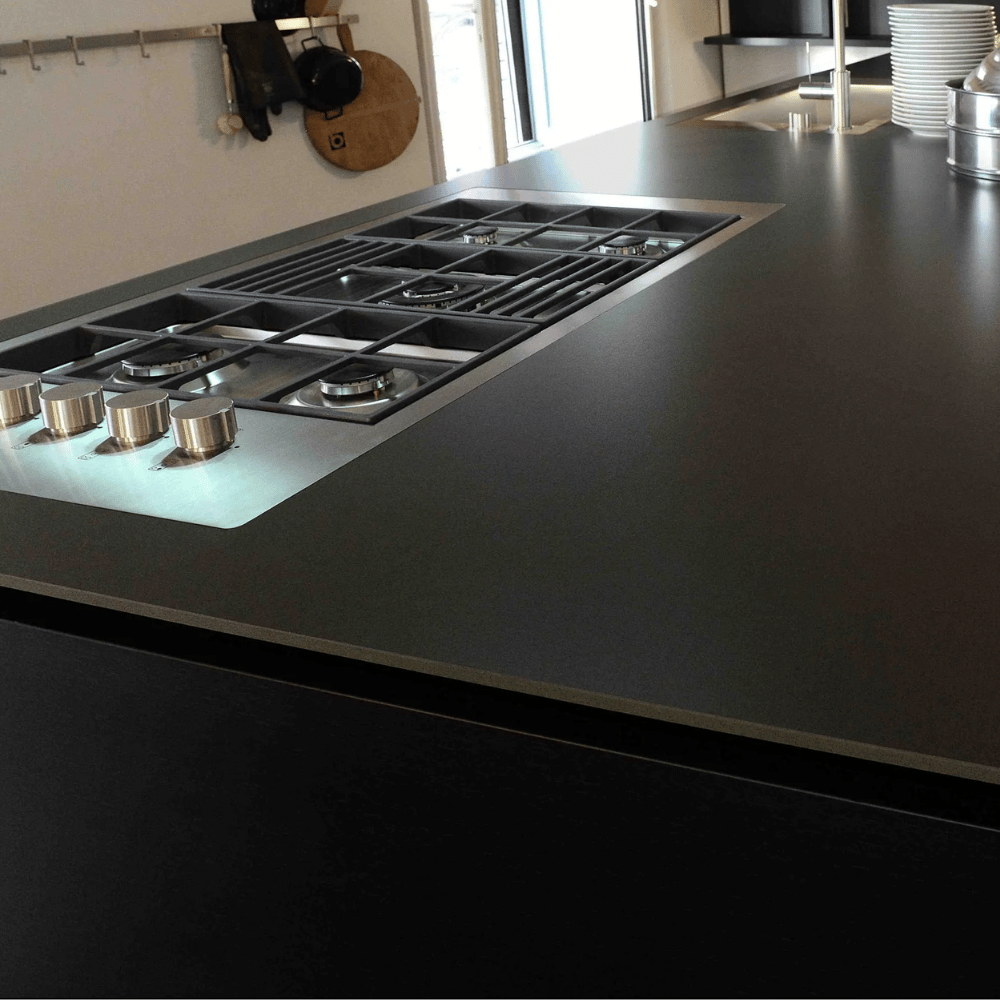 ilot central plan de travail dekton domoos