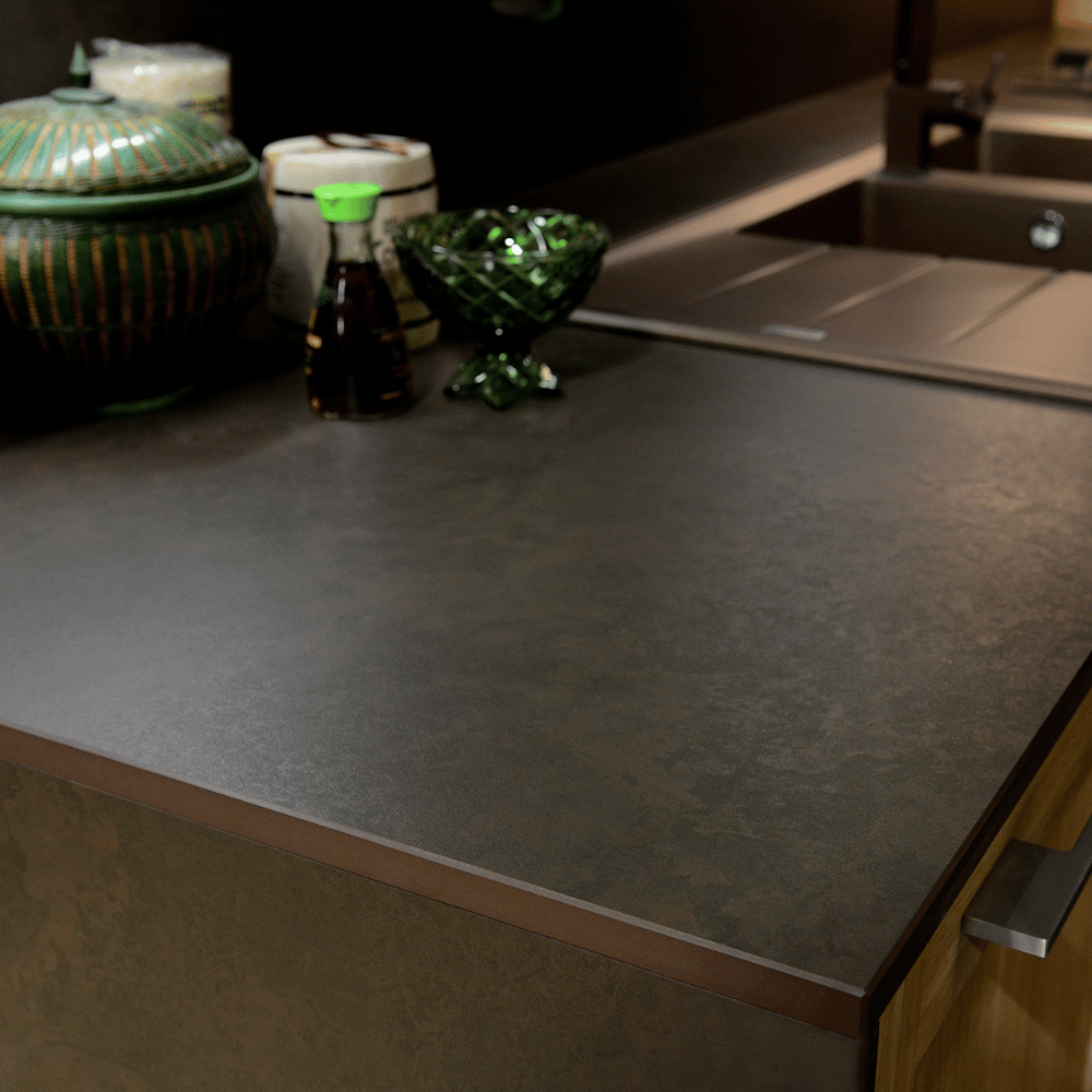 plan de travail cuisine moderne dekton couleur keranium