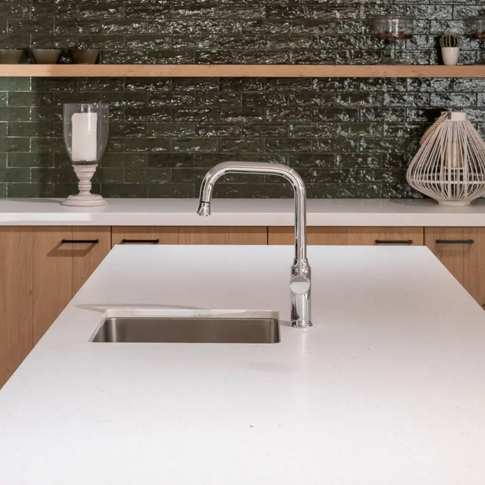plan de travail effet terrazzo