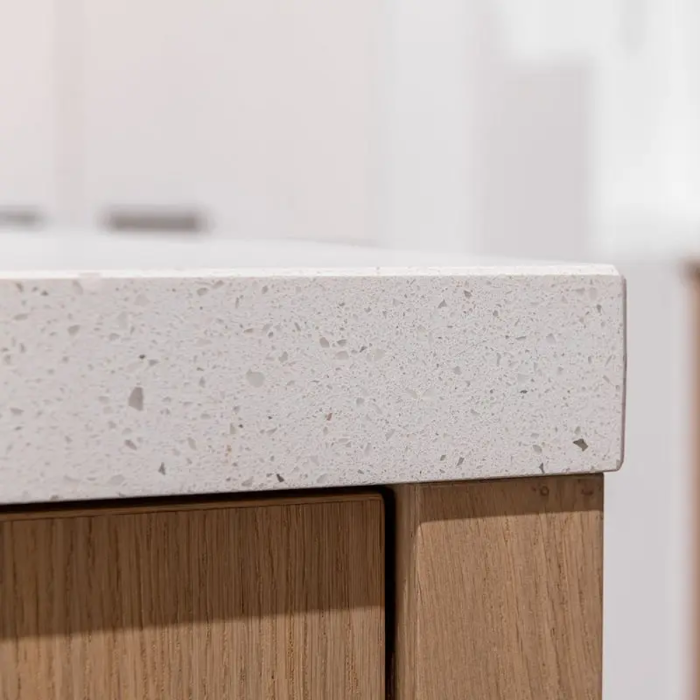 plan de travail effet terrazzo