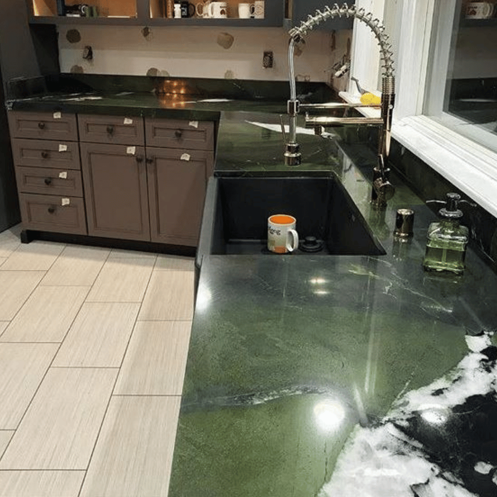 plan de travail granit couleur avocatus