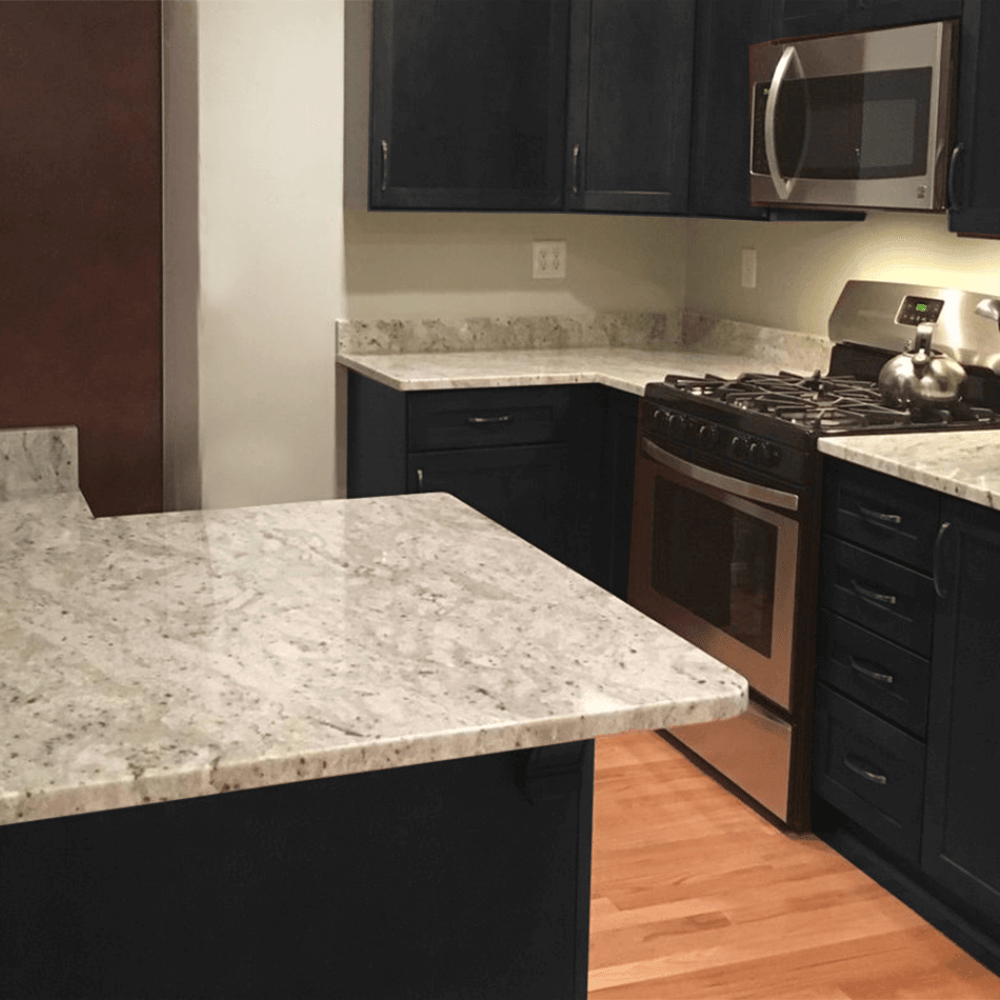 Plan de travail granit Blanc "ANDROMEDA"