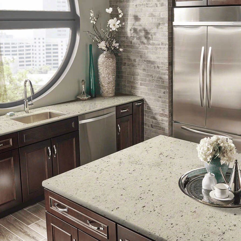 Plan de travail granit Blanc "COLONIAL WHITE"