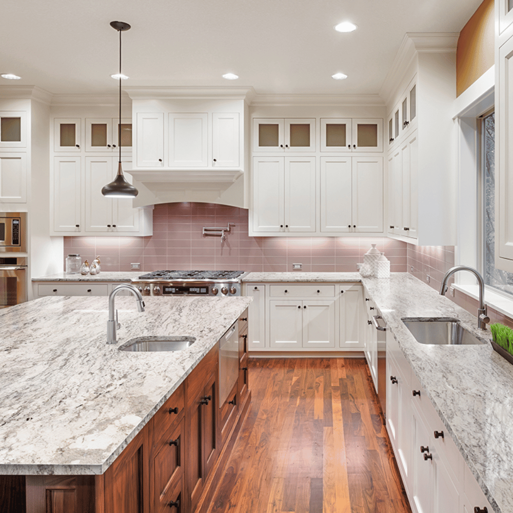 Plan de travail granit Blanc "VALLEY WHITE"