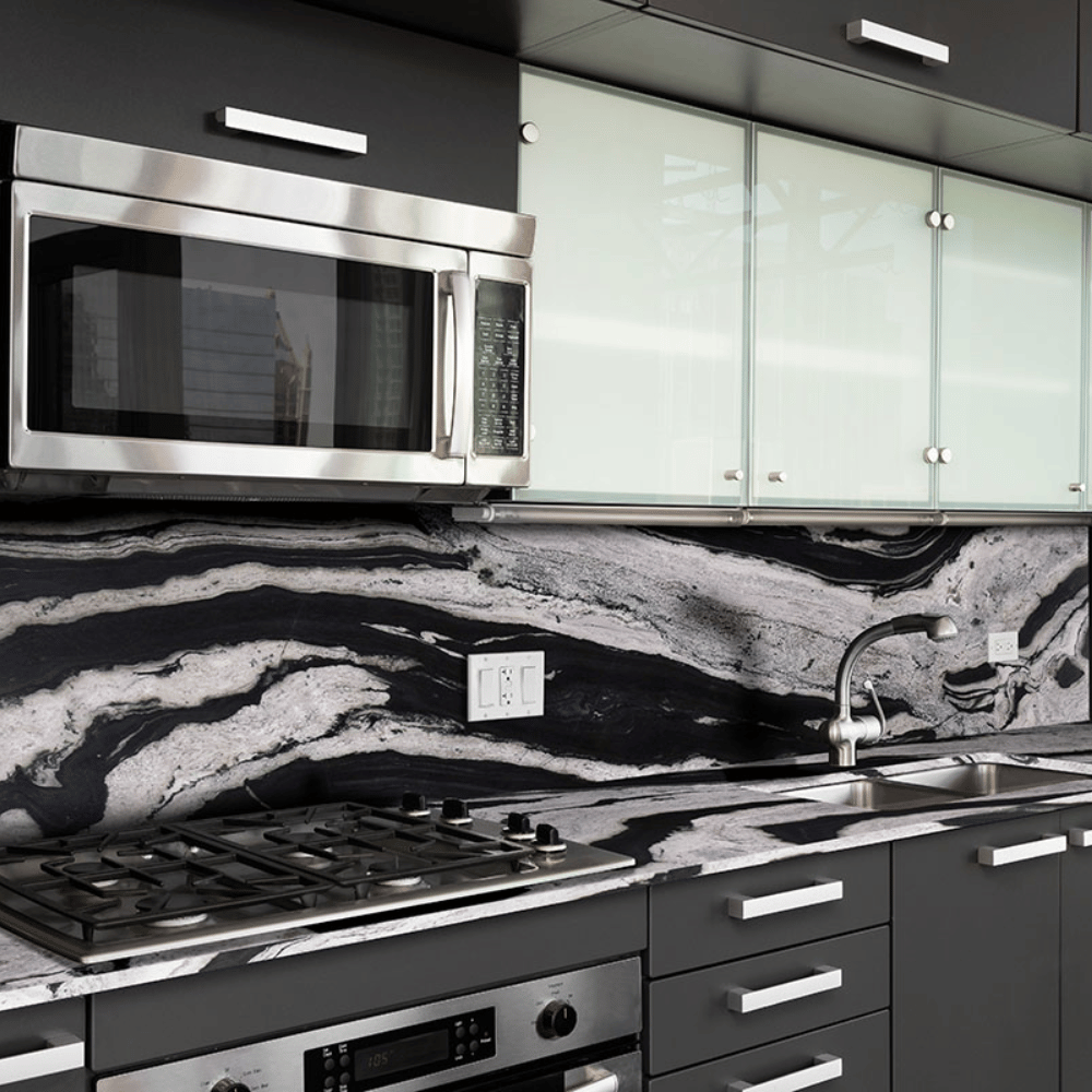 Plan de travail granit Blanc "ECLIPSE"