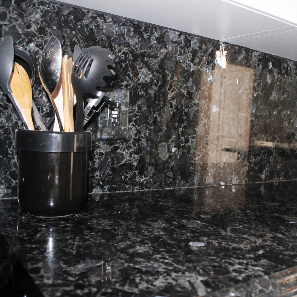 Plan de travail granit Bleu "VOLGA-BLUE"