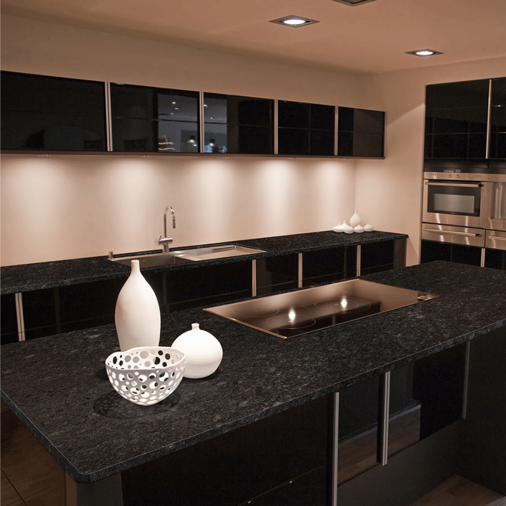 Plan de travail granit Gris "STEEL GREY"