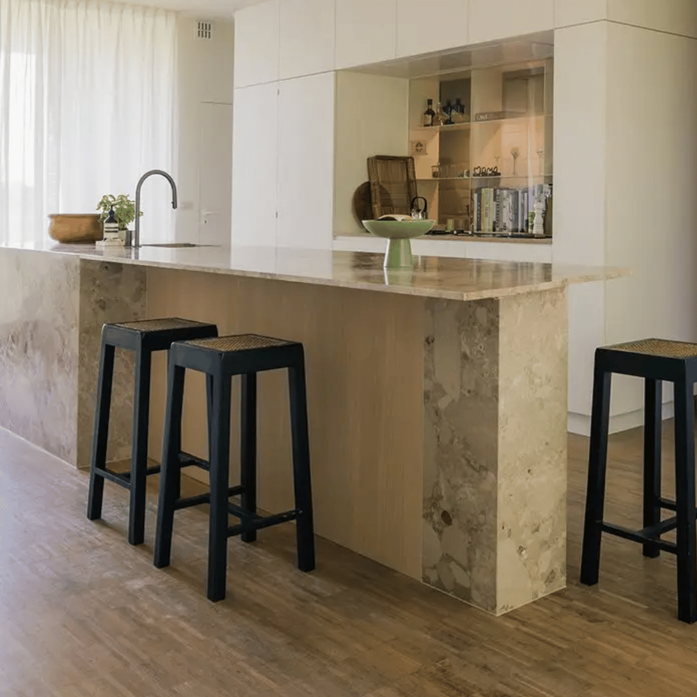 Plan de travail marbre beige "CEPPO BEIGE"