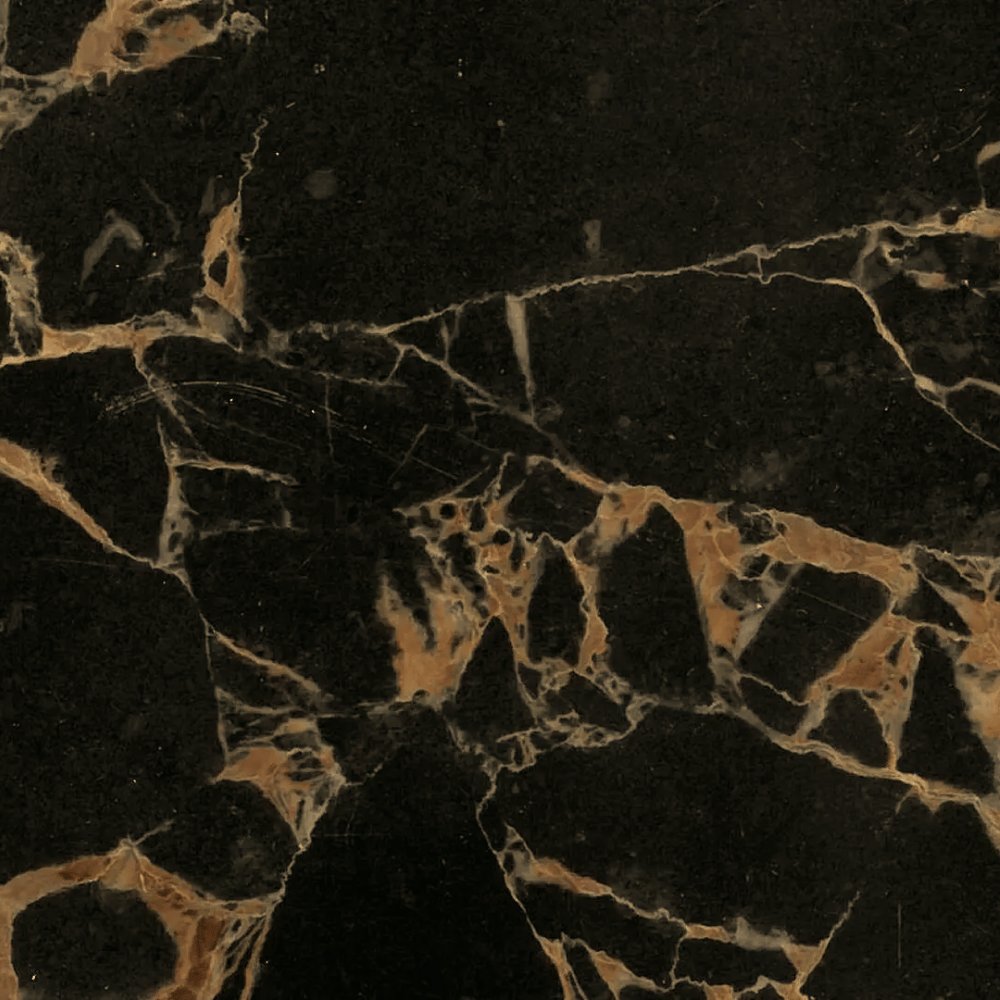 Plan de travail marbre noir or "BRECCIA PORTORO"