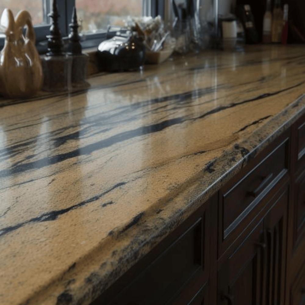 Plan de travail sur mesure "PRADA GOLD"