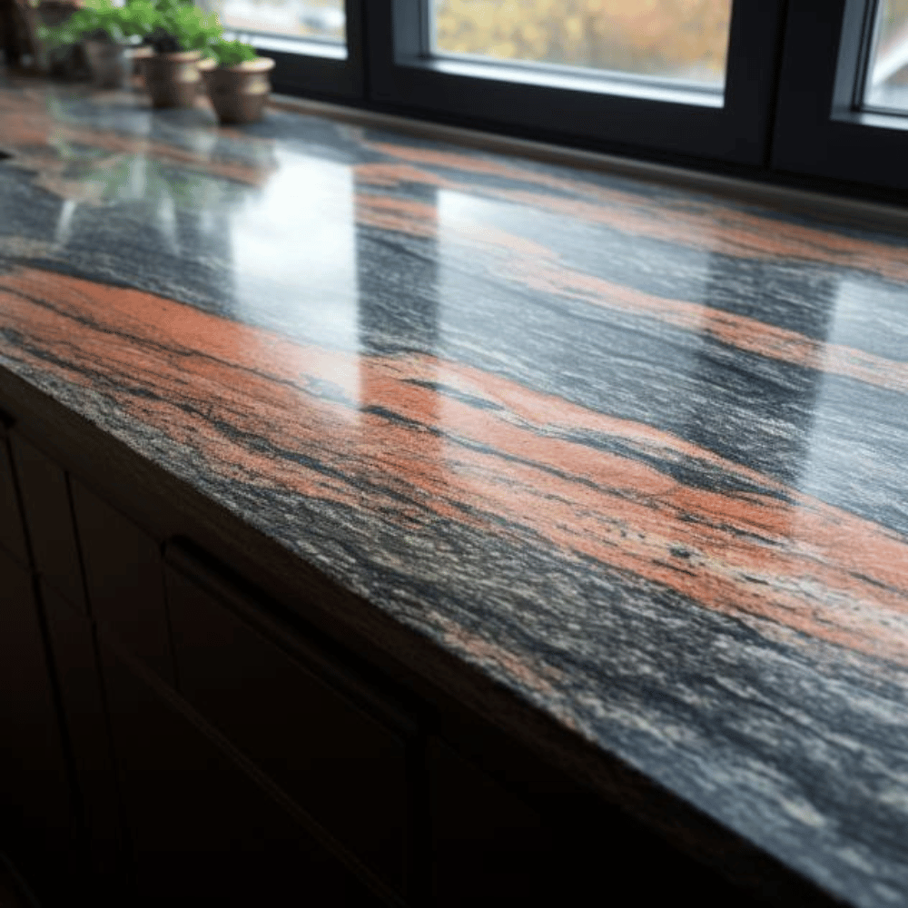 Plan de travail sur mesure "TWILIGHT JUPARANA"