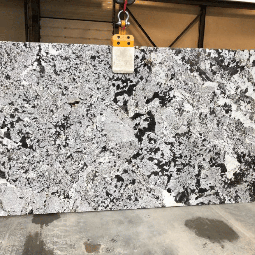 tranche granit "Aspen White"