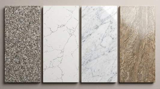 guide choisir plan de travail cuisine granit quartz marbre céramique 2026