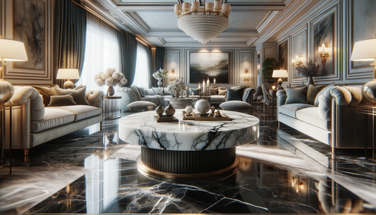 Table Basse en Marbre