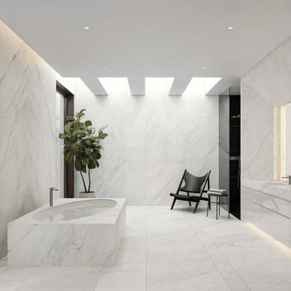 salle de bain céramique blanc 