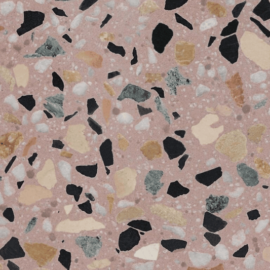 terrazzo couleur rose