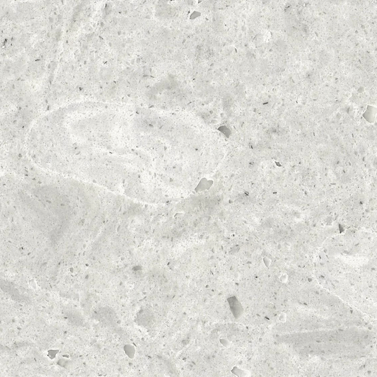 couleur quartz gris aspect terrazzo