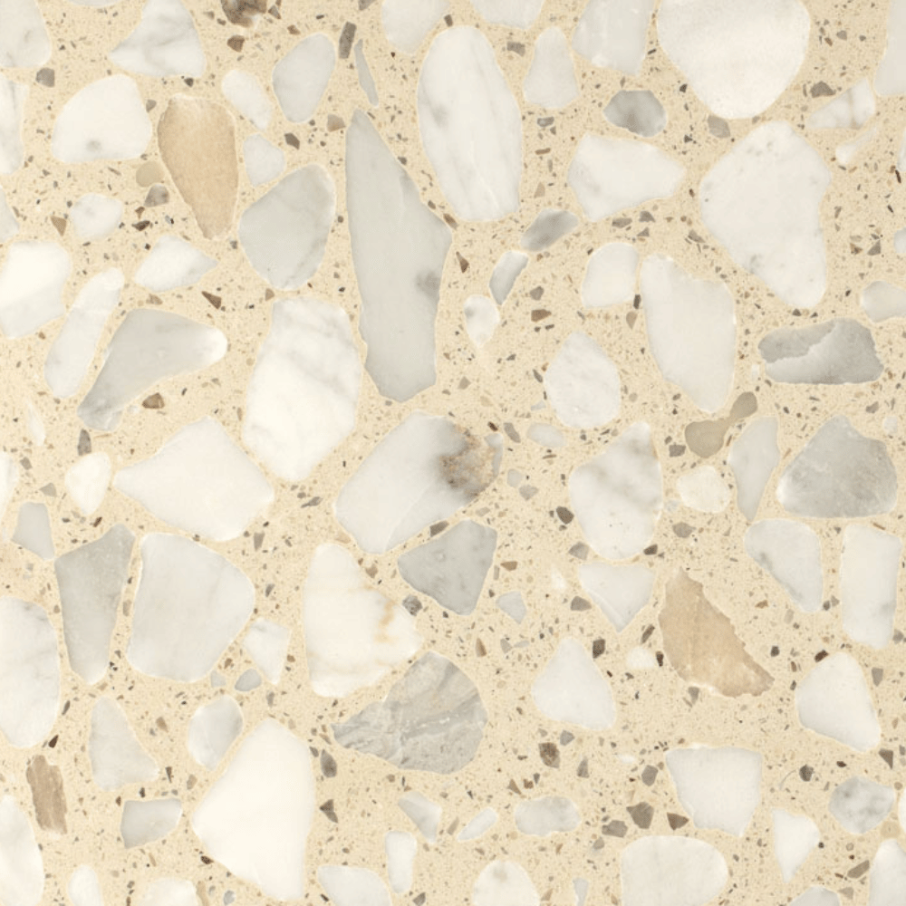 plan de travail terrazzo beige 