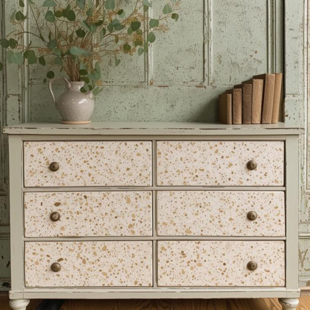 crédence terrazzo beige 