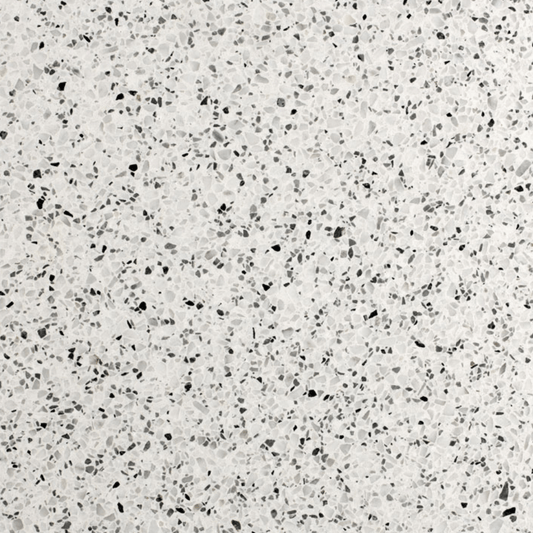 couleur terrazzo noir et blanc 